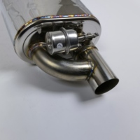 Kit de tube d'échappement universel avec télécommande, en acier inoxydable, pour voiture, système de tuner, Valve à vide