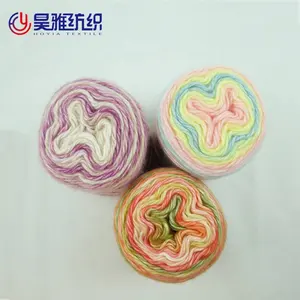 Knitting Yarn Factory Price Wholesale Quality Raw Materials Gorgeous Cake Yarn Small GOOD Embroidery Thread Asia Blended Yarn