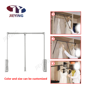 Jieying tringles à suspendre multifonctionnelles pour garde-robe, accessoires de quincaillerie pour chambre à coucher - Product Image 1