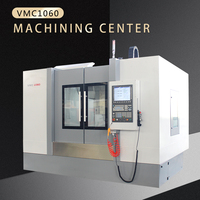 Centre d'usinage vertical CNC 5 axes à broche unique Teast Chine TengDong, prix compétitif, VMC1060, commande GSK, broche BT40