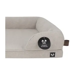 LS Factory Customize High Quality Memory Foam Dog Bed Dog Sofa Beds With Removable Washable Cover