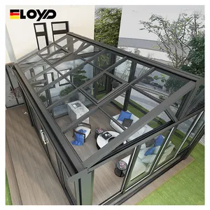 Aluminum Hexagon Octagonal Octagon Aluminium Winter Garden Sun Room Glass Conservatory Sunroom Green House