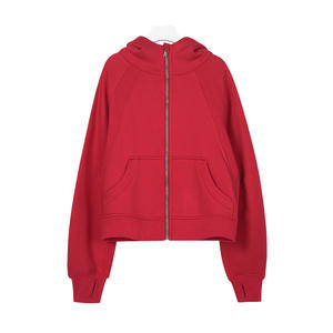 (Fuori produzione) Felpa sportiva da <span class=keywords><strong>donna</strong></span> con zip intera, cardigan in pile con cerniera per giacca, abbigliamento yoga, colletto abbottonato - Product Image 3