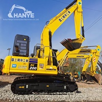 Vente Flash : Excavatrice d'occasion Komatsu PC200 à vendre – Livraison rapide, fonctionnement fluide, état impeccable, peinture d'origine, prix abordable