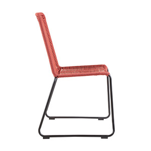Set di due 23 \ "in metallo rosso sedie da pranzo all'aperto prodotto HMS - Product Image 3
