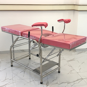 Cama de Partos Multifuncional de Acero Inoxidable 304 de 4 Patas con Colchón de 8 cm para <span class=keywords><strong>Hospital</strong></span>, Precio de Fábrica - Product Image 3