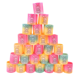 Colorful Rainbow <strong>Slinki</strong> <strong>Toy</strong> Magic Spring Circle Novelty <strong>Toy</strong> Cute Styles Plastic Rainbow Circle - Product Image 1