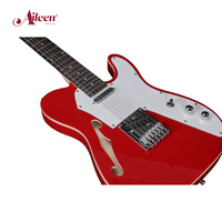 Guitare électrique Jazz Series 12 cordes en bois de peuplier massif avec trou F sur le commutateur supérieur à 3 voies (EGJ10-12)