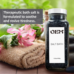 Sel de mer de sel de lave noir de 450 g pour le trempage, sels de bain <span class=keywords><strong>Spa</strong></span> <span class=keywords><strong>Luxetique</strong></span> pour les cadeaux de femmes ou les cadeaux de fête des mères de maman - Product Image 6