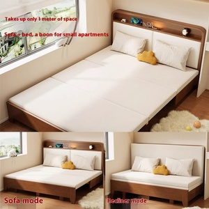 في شقة صغيرة ، سرير قابل للاستخراج متعدد الوظائف مزدوج الاستخدام وقابل للطي لغرفة المعيشة - Product Image 2