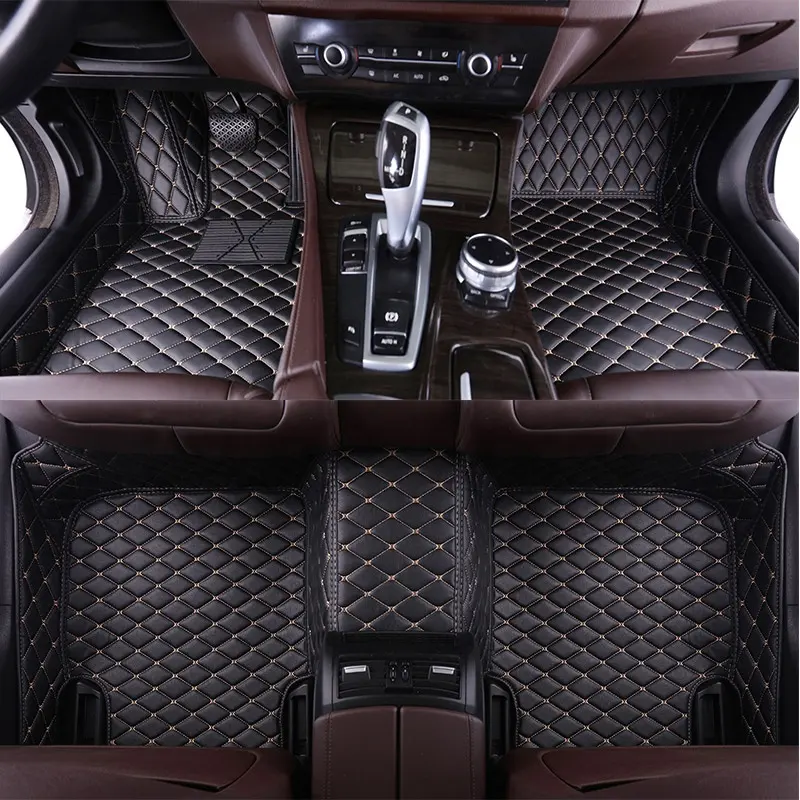 Autoteil Luxus Anti-Rutsch-Gummi Universal Deep Dish Matting Wasserdicht 3d 5d Teppich Auto Boden matte Custom Car Mats