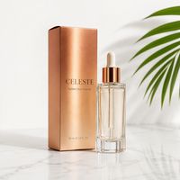 Boîte d'emballage cosmétique métallique personnalisée haut de gamme pour marque de beauté bio et végane, commande en gros, expédition rapide, logo personnalisé