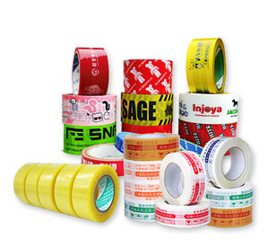 작은 MOQ 맞춤형 접착 패키지 카톤 씰링 포장 테이프 로고 컬러 BOP 인쇄 배송 방수 테이프 롤 - Product Image 1