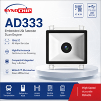 AD333 640x480 Moteur de lecture de codes-barres QR intégré USB TTL232 RS232 avec décodage d'écran mobile pour borne libre-service et distributeur automatique