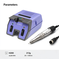 Machine à percer les ongles électrique 35000 tr/min, stylo perce-ongles, outil de pédicure et de manucure pour salon et usage domestique