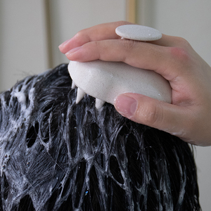 Cepillo Masajeador de Silicona Suave para Cuero Cabelludo con Paja de Trigo al por Mayor para Cuidado del Cabello - Product Image 6