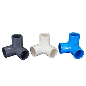 Vente en gros 3D Raccords de tuyauterie en <span class=keywords><strong>PVC</strong></span> à 5 voies 1 pouce Surface lisse 4-6 voies Entrée d'alimentation en eau tridimensionnelle - Product Image 5