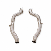 Pour Ferrari 812 6.5L 2017-2020, kit de performance racing avec downpipe à haut débit en acier inoxydable SS304, sans voyant d'avertissement (CEL)