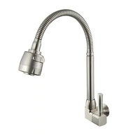 Robinet de cuisine à eau froide simple, rotation universelle, double fonction, vente en gros d'usine