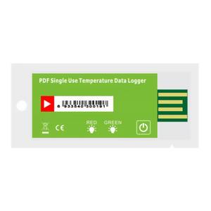 Enregistreur de données de température à usage unique pour chaîne du froid avec USB, PDF et application, idéal pour les conteneurs maritimes longue durée - Product Image 2