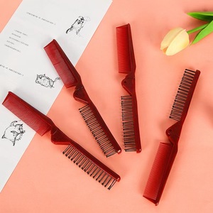 Folding Hair <b>Comb</b> Plastic Anti Static Large Size Travel Portable Cosmetic Hair <b>Parting</b> Styling <b>Comb</b> - Product Image 4