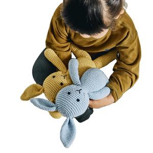 Regalo para bebé 2023 conejito <span class=keywords><strong>de</strong></span> ganchillo <span class=keywords><strong>Amigurumi</strong></span> juguetes hechos a mano conejito <span class=keywords><strong>muñeco</strong></span> <span class=keywords><strong>de</strong></span> peluche para Pascua bebé comodidad muñeca suave juguete <span class=keywords><strong>de</strong></span> peluche - Product Image 1