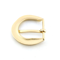 Boucle de ceinture torsadée personnalisée plaquée or 30 mm en alliage de zinc, boucle à ardillon de haute qualité, boucle de mode pour homme, OEM