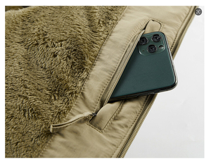 Chaleco Acolchado de Forro Polar Transpirable Personalizado, Chaleco Informal con Múltiples Bolsillos, Chaqueta de Invierno sin Mangas para Hombre - Product Image 6