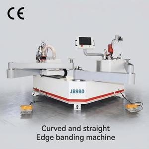 Máquina <span class=keywords><strong>de</strong></span> Enchapado <span class=keywords><strong>de</strong></span> Cantos Curvos con Doble Brazo y Alimentación Automática, <span class=keywords><strong>Sellador</strong></span> <span class=keywords><strong>de</strong></span> Cantos Láser <span class=keywords><strong>para</strong></span> <span class=keywords><strong>Madera</strong></span>, PVC, Melamina y Chapa - Product Image 1