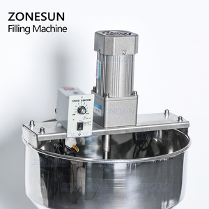 Machine de remplissage de pâte ZONESUN remplisseur de mélange matériau très visqueux équipement d'emballage d'aliments remplisseur de bouteilles liquides dosage d'eau - Product Image 3