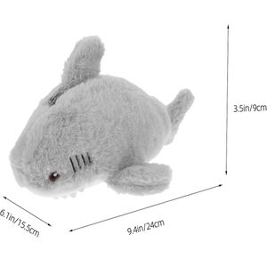 Пенал в форме акулы, удобный для кожи, супер мягкий плюшевый чехол для ручек с животными, Реалистичная сумка для карандашей с акулой для девочек и мальчиков - Product Image 2