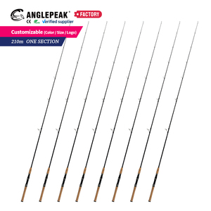 <span class=keywords><strong>Caña</strong></span> de Pescar de Agua Dulce de 2.1m, 1 Sección, Acción M, de Fibra de Carbono con Mango de Corcho, para Pesca de Lubina, Trucha y Lucio, <span class=keywords><strong>Precio</strong></span> de Fábrica - Product Image 2