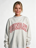 Sweatshirt Wanita Model Mockneck Asimetris Bahan Fleece Katun Tebal Ukuran Oversized