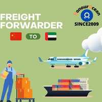 Services de fret maritime DDP à bas prix, agent maritime, transitaire porte-à-porte de Chine vers les Émirats arabes unis, Dubaï, Amazon FBA par voie aérienne