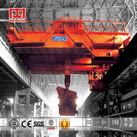 Pont roulant industriel intérieur à double poutre de 160 tonnes avec cabine de commande électrique, capacité de levage 240T avec treuil