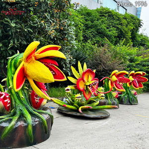 Modelo de <span class=keywords><strong>Chompers</strong></span> de simulación Mecánica Eléctrica de decoración de plantas realistas artificiales para exposición de Parque Jardín Playhouse - Product Image 6