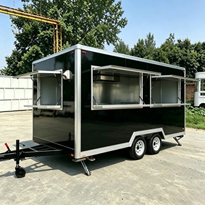 <span class=keywords><strong>Remolque</strong></span> de Comida de Aluminio y Fibra de Vidrio de 4m/13.12 pies con Doble Eje para Tacos, Helados y Dulces, Precio de Fábrica - Product Image 3