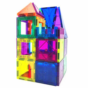 מגנטי בלוקים מכירה לוהטת חינוכיים מגנטי אריחי אבני בניין פלסטיק בניית צעצועים לילדים - Product Image 2