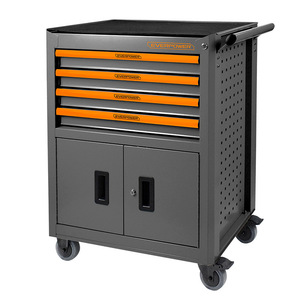 Chariot à outils Avebol à 4 tiroirs, armoire de rangement roulante en acier pour atelier et garage - Product Image 1