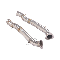 Sistema de Escape Delantero de Alta Calidad en Acero Inoxidable SS304 para Aston Martin DB11 4.0T V8 2017-2023, Liberando el Potencial de Modificación del Motor
