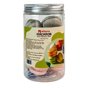 มาการองรสชาขายส่ง บิสกิตแซนวิช คุกกี้ขนมขบเคี้ยว รับผลิตแบบ OEM ODM เค้กหวานหมัก บรรจุกล่อง จากโรงงานเวียดนาม - Product Image 1