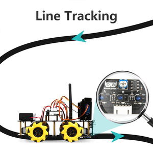 Tự làm lập trình mã hóa đồ chơi 4WD mecanum với học tập hướng dẫn và máy ảnh STEM giáo dục robot xe Starter Kit Set Đối với Arduino - Product Image 3