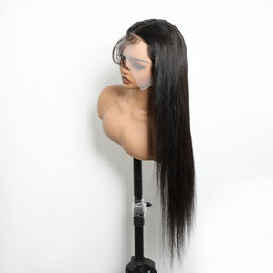 วิกผมแท้ลูกไม้ด้านหน้าสำหรับผู้หญิงวิกผมถักโปร่งใส13*4ความหนาแน่น180% - Product Image 6