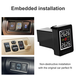 トヨタマツダ日産ホンダTPMSセンサーユニバーサルデジタルセキュリティアラームタイヤ空気圧監視システム - Product Image 2