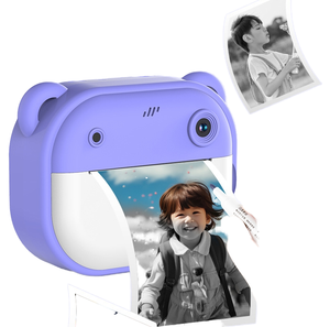 Cámara Infantil con Impresión Instantánea, Pantalla de 2.4 Pulgadas, Mini Cámara Digital en Blanco y Negro, Juguetes para Niñas y Niños, Regalo - Product Image 3