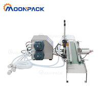 Machine de remplissage de liquides Moonpack MP-4H1200, modèle de bureau, facile à utiliser, petite machine de remplissage de bouteilles de liquides pour jus, lait, eau