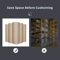 Amecopak – rouleau de papier d'emballage biodégradable, papier d'emballage kraft, prix d'usine