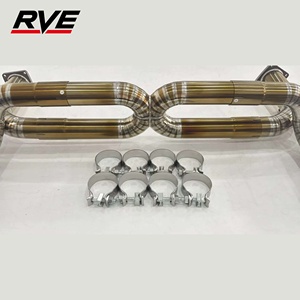 Sistema de Escape Catback de Titanio de Alto Rendimiento RVE para 991.1 Tager 4 2012-2015 3.4l con Válvulas y Tuberías - Product Image 2