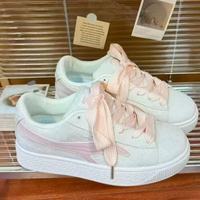 Chaussures de marche décontractées rétro coréennes pour femmes, respirantes, en tissu doux, antidérapantes, à lacets, tendance