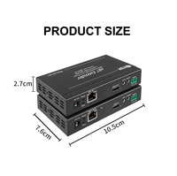 Extenseur HDBaseT 4Kx2K non compressé 100m, architecture purement matérielle, conception sans ventilateur pour des projets multi-écrans à latence nulle